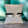 Arrow bead bracelets pair